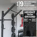 Synergee 2200 Series Wall Mounted Squat Rack - Sweatfully