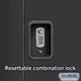 Salsbury 12" Wide Five Tier Box Style Designer Wood Locker - 1 Wide - 5 Feet High - 18 Inches Deep - Black - Silver Resettable Combination Locks - Sweatfully