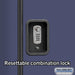 Salsbury 18" Wide Double Tier 'S' Style Designer Wood Locker - 3 Wide - 6 Feet High - 24 Inches Deep - Blue - Silver Resettable Combination Locks - Sweatfully