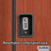 Salsbury 12" Wide Double Tier Designer Wood Locker - 1 Wide - 6 Feet High - 21 Inches Deep - Cherry - Silver Resettable Combination Locks - Sweatfully