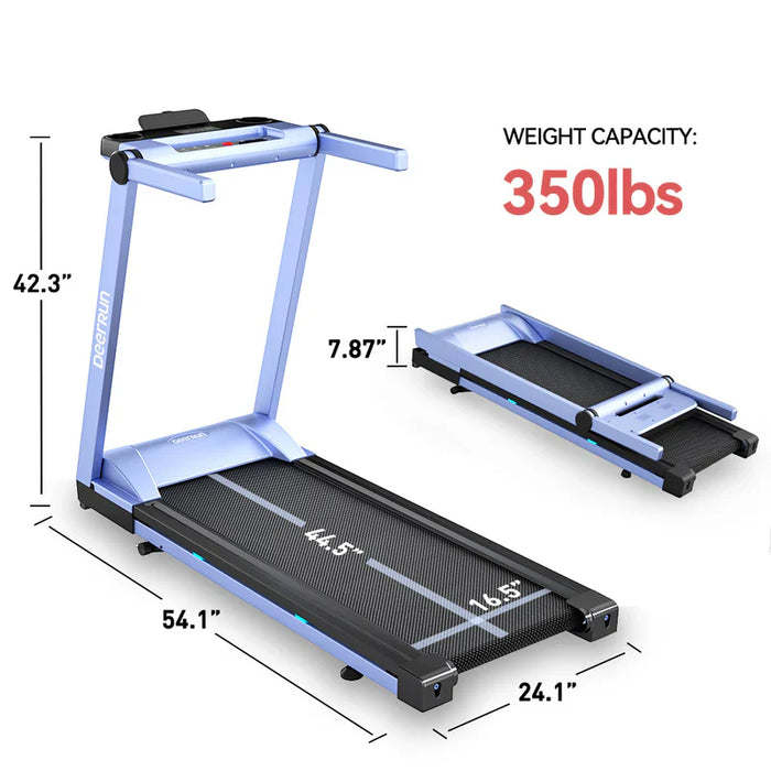 DeerRun A1 Pro Folding Smart 10 MPH Treadmill with 6% Incline - Sweatfully