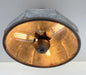 Rustic Metal Farmhouse Ceiling Light - Eight Sided - Sweatfully