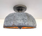 Rustic Metal Farmhouse Ceiling Light - Eight Sided - Sweatfully