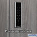 Salsbury 18" Wide Premier Wood Locker - Double Tier - 1 Wide - 6 Feet High - 18" Deep - Skyline Walnut - Electronic Locks - Sweatfully
