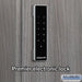 Salsbury 12" Wide Premier Wood Locker - Single Tier - 3 Wide - 6 Feet High - 15" Deep - Skyline Walnut - Electronic Locks - Sweatfully