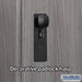 Salsbury 15" Wide Premier Wood Locker - Four Tier - 1 Wide - 6 Feet High - 24" Deep - Skyline Walnut - Hasps - Sweatfully