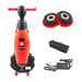 SUNMAX SM430 17" Walk-behind Floor Scrubber Machine, 360 Degree Rotating Head, 10000 sqft/h, Cordless Rechargeable Lithium Battery - Sweatfully