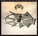 Farmhouse Galvanized Windmill Ceiling Light 16" - Sweatfully