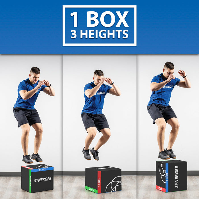 Synergee 3-in-1 Soft Plyo Boxes - Sweatfully