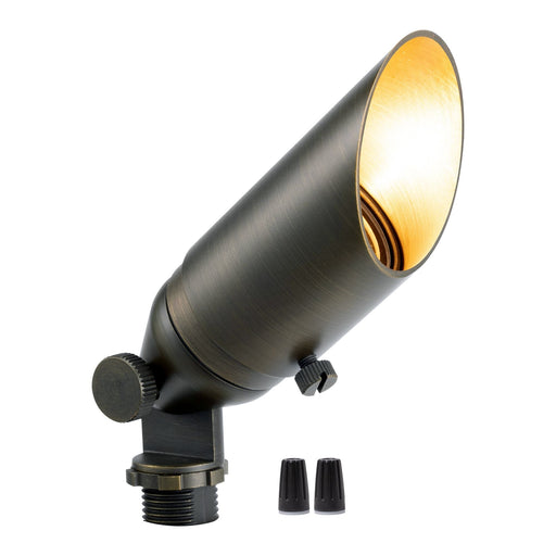 Gardenreet Mini Solid Brass Spotlight Stretchable Shroud MR11 - Bronze (2103) - Sweatfully