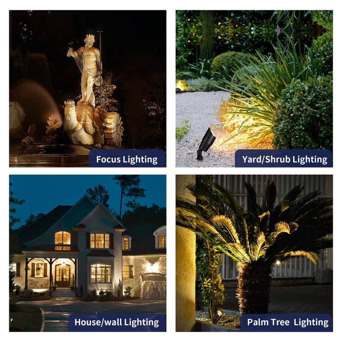 Gardenreet Small Solid Brass Landscape Spotlight - Bronze/Black/Copper (2101) - Sweatfully