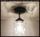 Vintage Square Glass Ceiling Light - Sweatfully