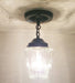 Vintage Square Glass Ceiling Light - Sweatfully