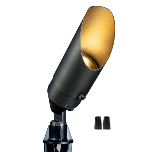 Gardenreet Stretchable Solid Brass Landscape Spotlight - Bronze/Black (2102) - Sweatfully