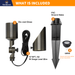 Gardenreet Stretchable Solid Brass Spotlights Small - Bronze (2106) - Sweatfully