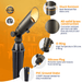 Gardenreet Mini Solid Brass Spotlight Stretchable Shroud MR8 - Bronze (2104) - Sweatfully
