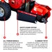 Stump Grinder with 12" Blades 13HP Honda GX390 Off-Road Tree Stump Removal - Sweatfully