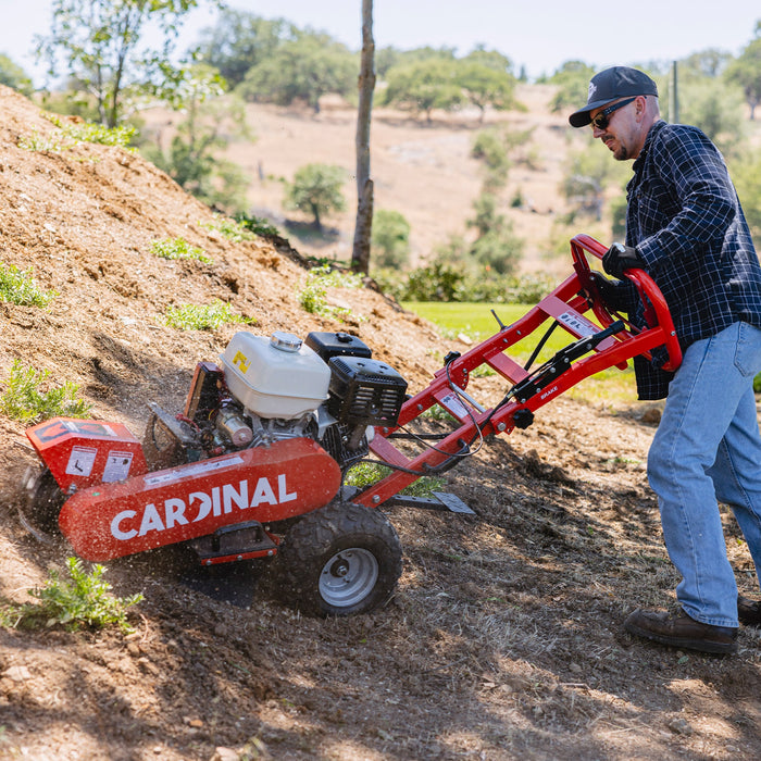 Stump Grinder with 12" Blades 13HP Honda GX390 Off-Road Tree Stump Removal - Sweatfully
