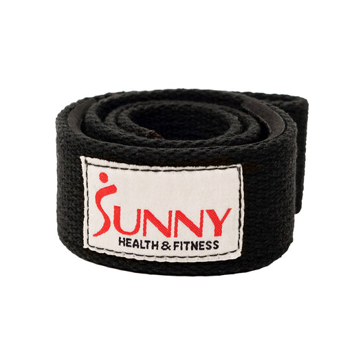 Sunny Health & Fitness Padded Lifting Straps with Cushioned Wrists (Pair) - Sweatfully