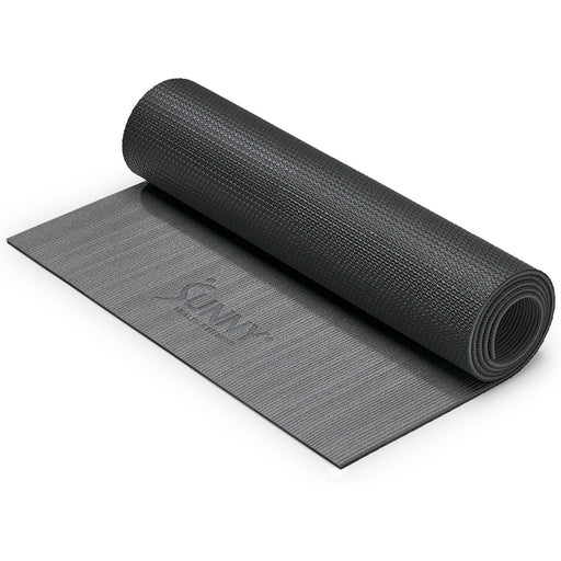 Sunny Health & Fitness Anti-Slip Dual Color Exercise Yoga Mat (Grey) - SF-EM02-GY - Sweatfully