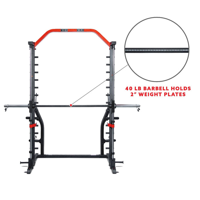 Sunny Health & Fitness Smith Machine Squat Rack Essential Series II