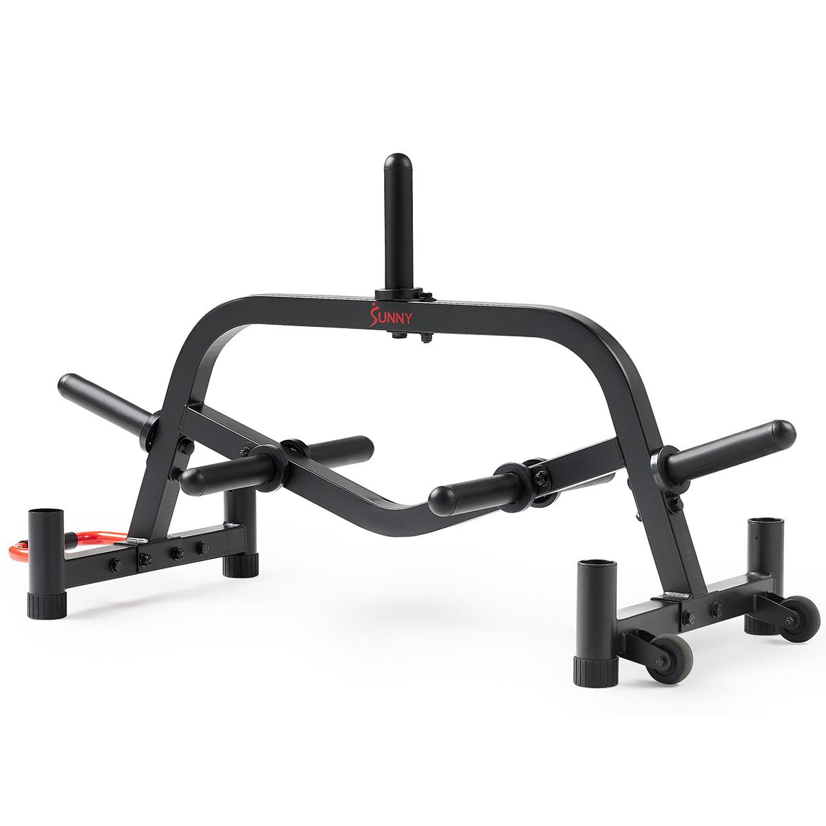 Sunny Health & Fitness Multi-Weight Plate and Barbell Rack Storage Sta