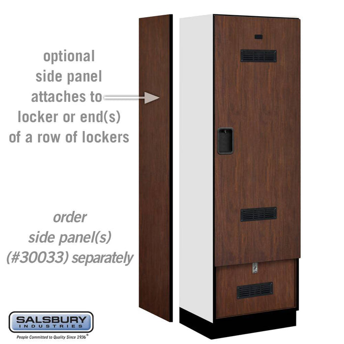 Salsbury 24" Wide Designer Wood Gear Locker - 6 Feet High - 18 Inches Deep