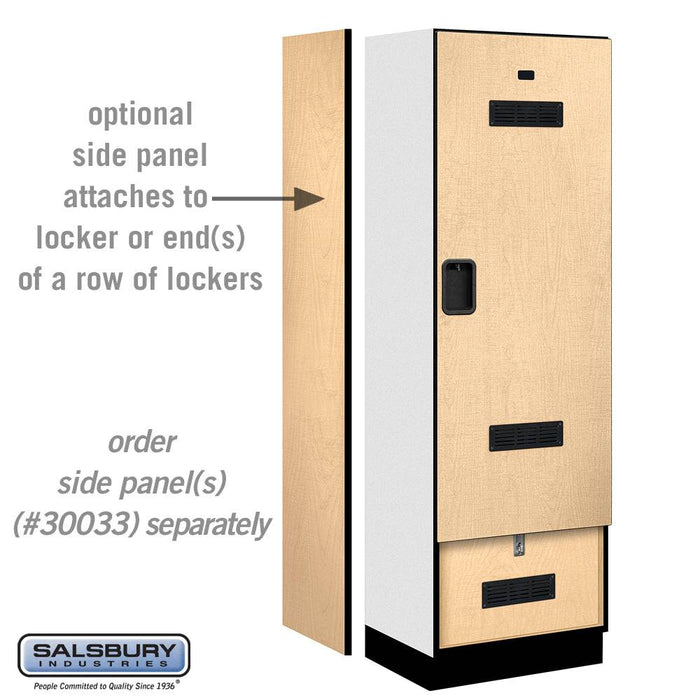 Salsbury 24" Wide Designer Wood Gear Locker - 6 Feet High - 18 Inches Deep