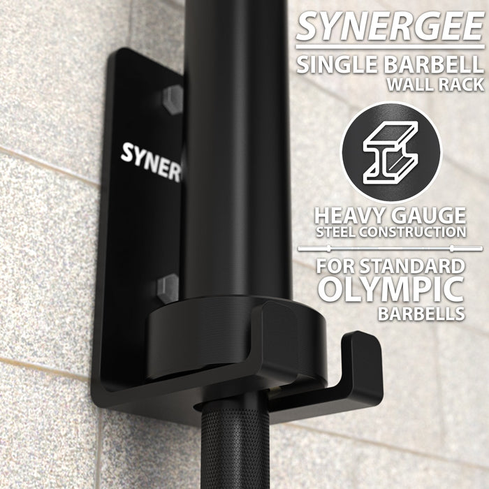 Synergee Vertical Barbell Wall Storage Racks - Sweatfully