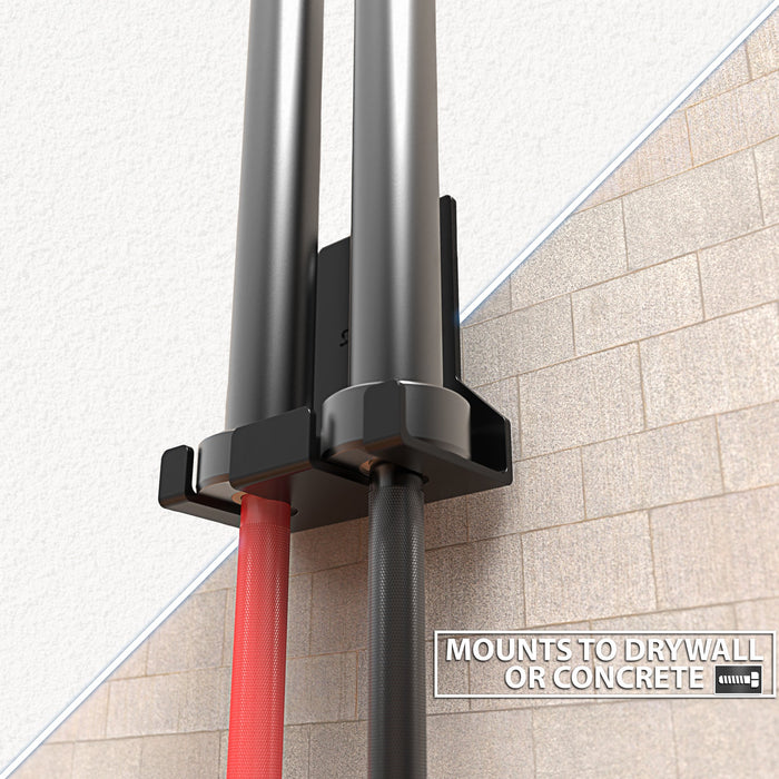 Synergee Vertical Barbell Wall Storage Racks - Sweatfully