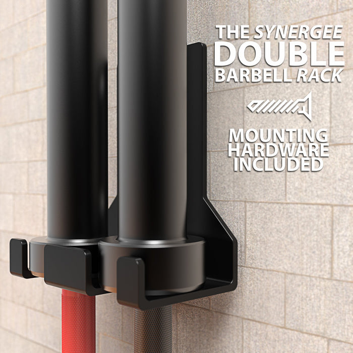 Synergee Vertical Barbell Wall Storage Racks - Sweatfully