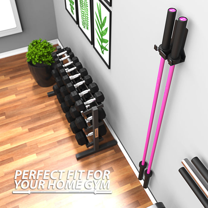 Synergee Vertical Barbell Wall Storage Racks - Sweatfully