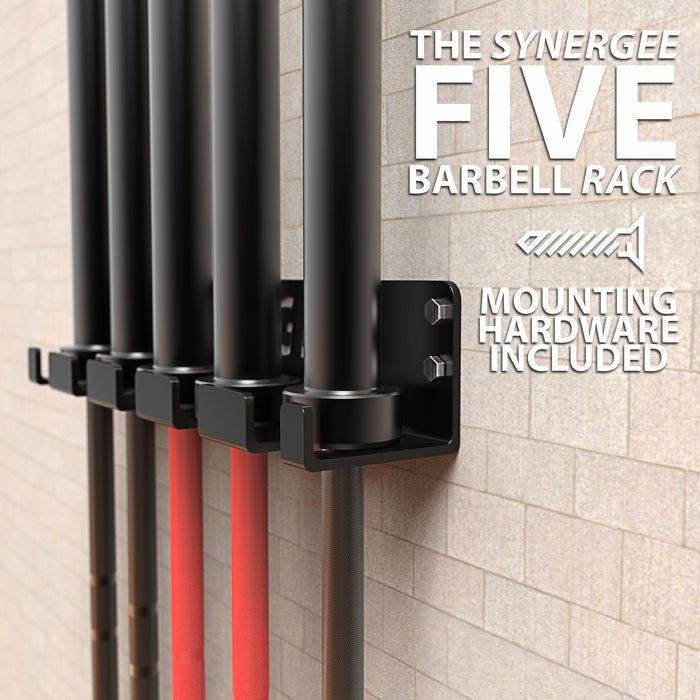 Synergee Vertical Barbell Wall Storage Racks - Sweatfully