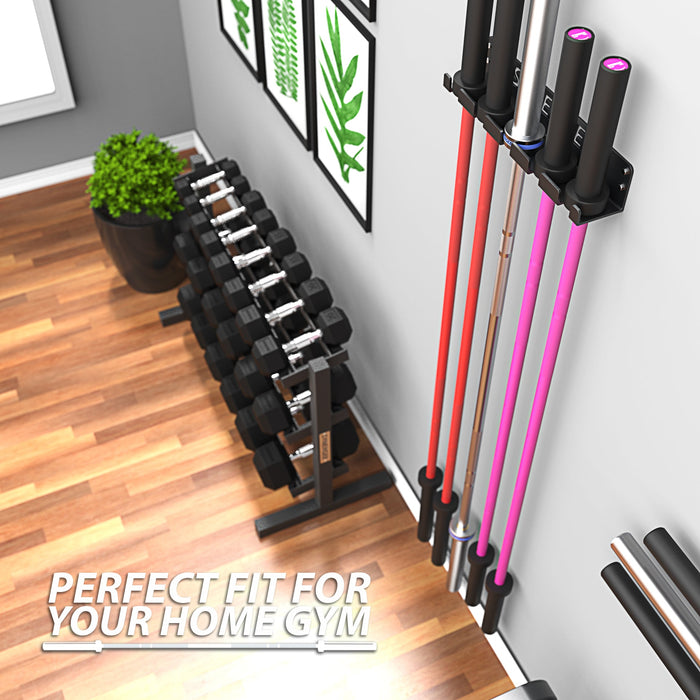 Synergee Vertical Barbell Wall Storage Racks - Sweatfully