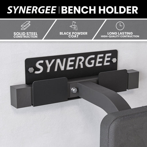 Synergee Weight Bench Storage Rack - Sweatfully