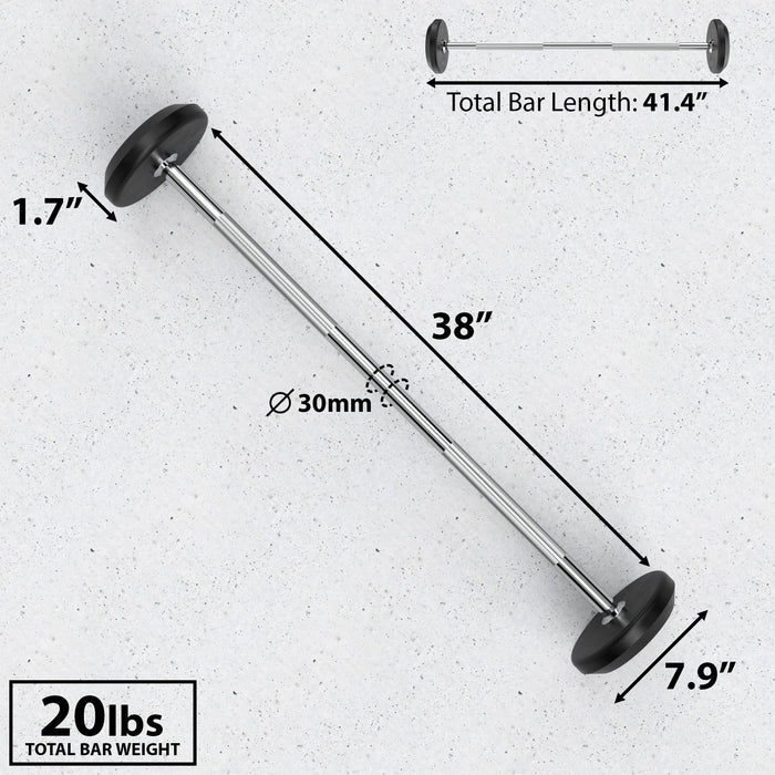 Synergee Fixed Barbell - Sweatfully