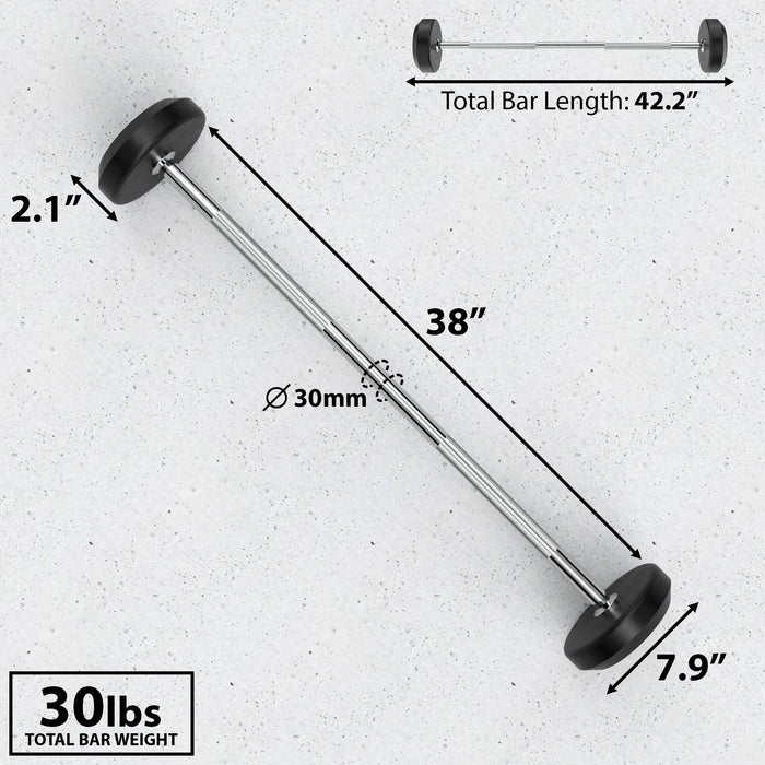 Synergee Fixed Barbell - Sweatfully