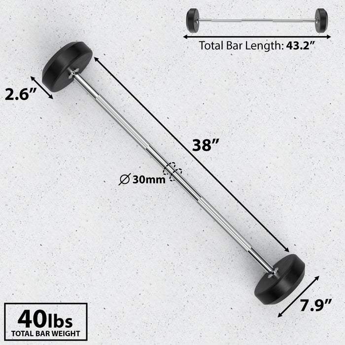 Synergee Fixed Barbell - Sweatfully