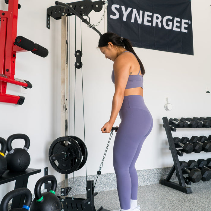 Synergee Wall Mounted Lat Pulley Machine - Sweatfully