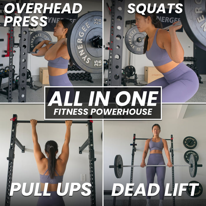 Synergee 2200 Series Wall Mounted Squat Rack - Sweatfully