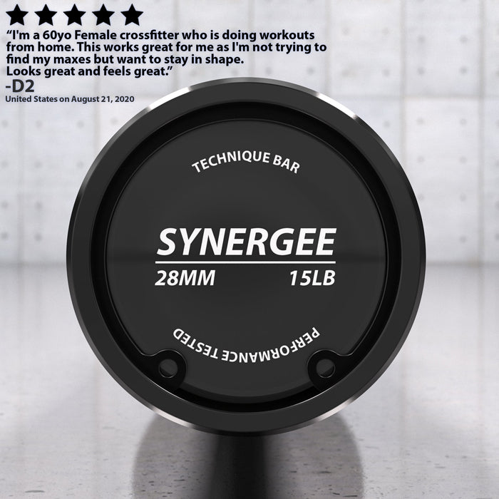 Synergee Technique Barbell - Sweatfully