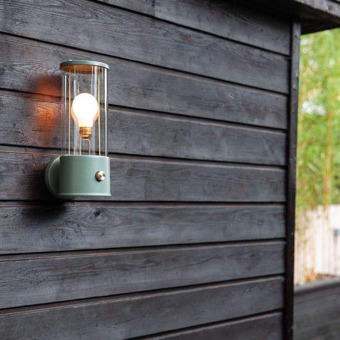 The Muse Wall Light in Pleasure Garden Green - Sweatfully