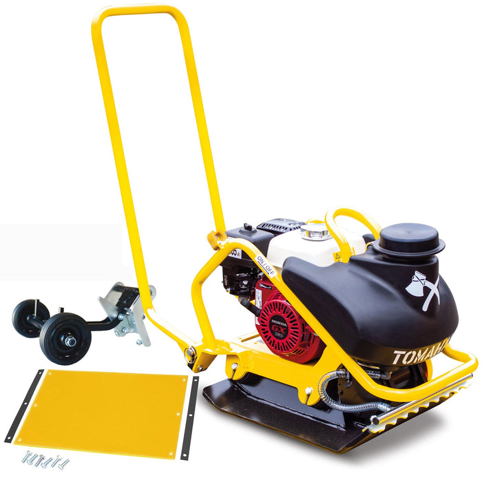 5.5 HP Honda Vibratory Plate Compactor for Asphalt Aggregate Soil Compaction - Sweatfully
