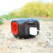 Tomahawk Portable Power Station, 155Wh 200W 4-Port Backup Lithium Battery, AC DC Outlet, 60W USB-C USB-A Pure Sine Wave Outlet, Digital, LED Light for Outdoor Camping, RV - Sweatfully
