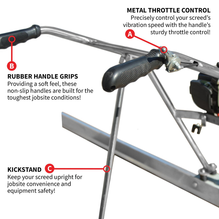Tomahawk Concrete Power Screed Dual Aluminum Blade Bundle (Choose 2 Boards) - Sweatfully