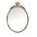 Traditioanl Oval Mirror With Wood Frame Rustic Decor Wall Mirror - Sweatfully