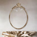 Traditioanl Oval Mirror With Wood Frame Rustic Decor Wall Mirror - Sweatfully