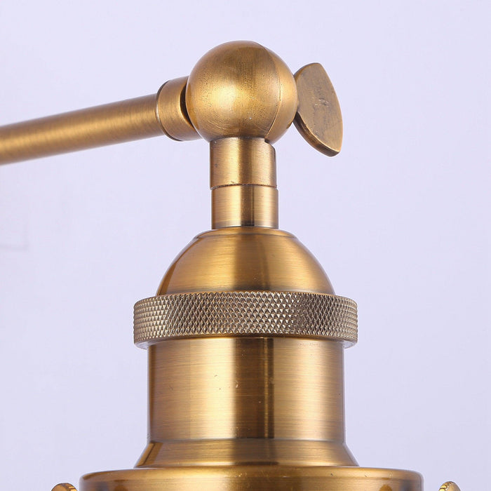 Traditional 1-Light Golden Wall Light - Sweatfully