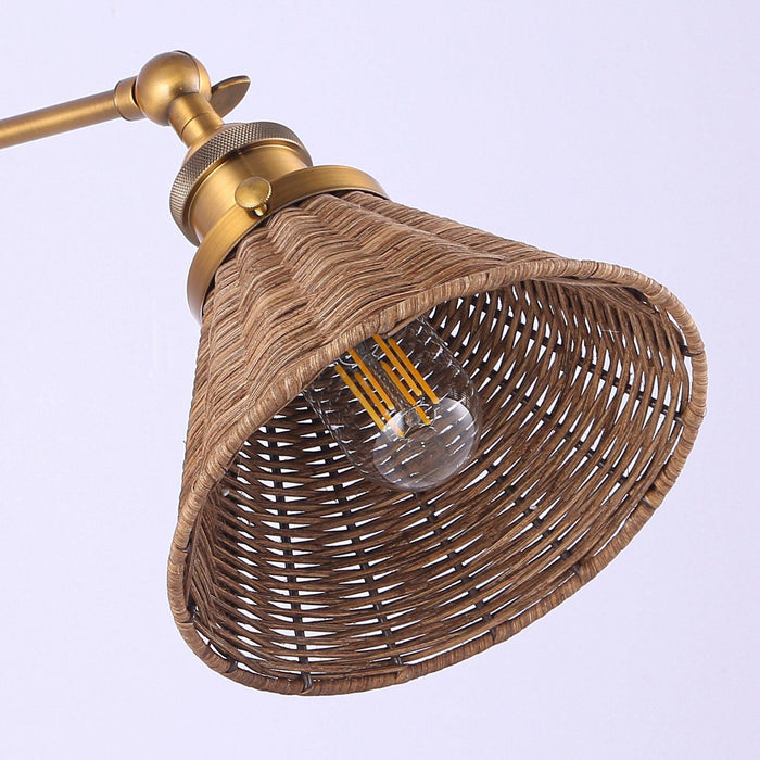 Traditional 1-Light Golden Wall Light - Sweatfully