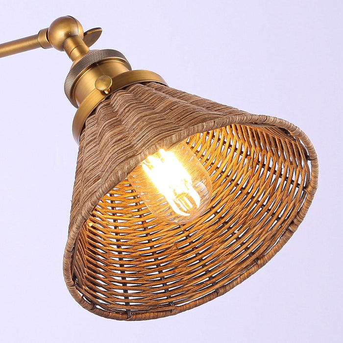 Traditional 1-Light Golden Wall Light - Sweatfully
